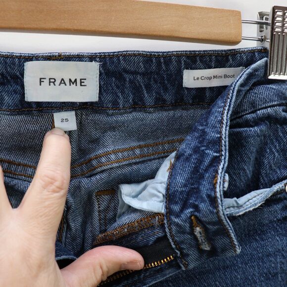 Frame Le Crop Mini Boot Jeans size 25 - Picture 4 of 4